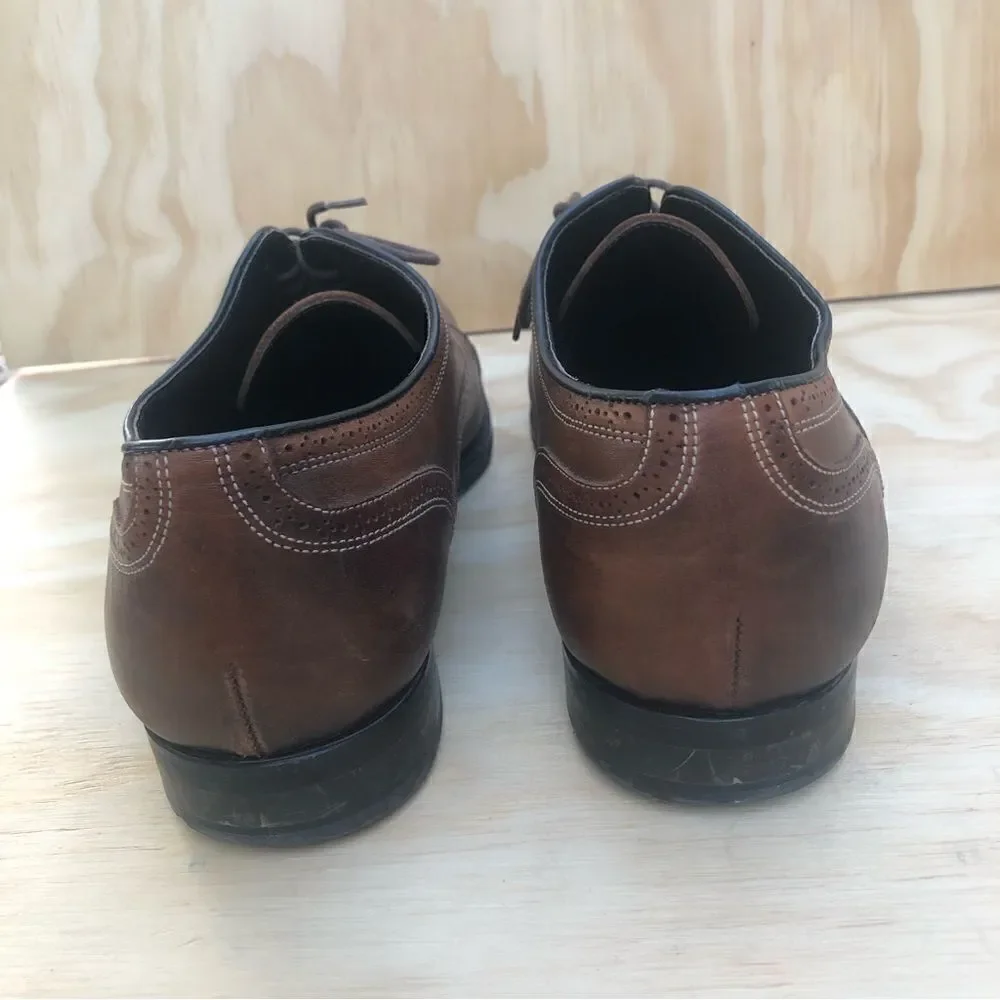 To Boot New York Brown Adam Derrick Lasercut Men’s Oxford Shoes Size 12